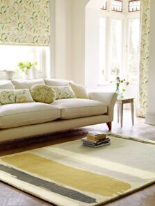 Abstract Linden Silver 45401 rug by Sanderson