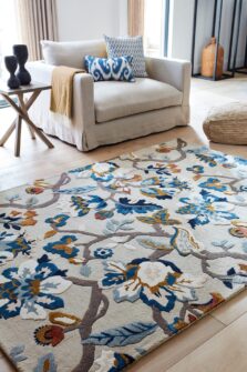 Amanpuri Grey Plum 145104 rug by Sanderson