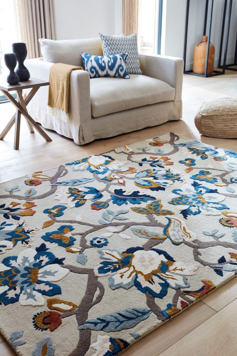 Amanpuri Grey Plum 145104 rug by Sanderson
