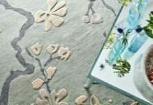 Anthea China Blue 47107 rug by Sanderson