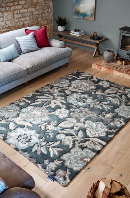 Indra Ink Ruby 145808 rug by Sanderson