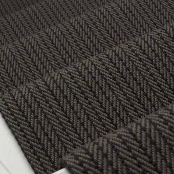 Fulham Pewter stair runner by Roger Oates