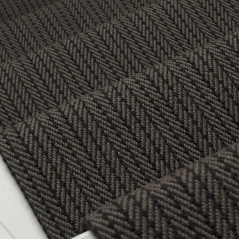 Fulham Pewter stair runner by Roger Oates