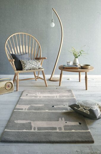 Mr Fox Silver 25304 rug by Scion