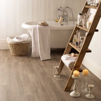 View of Limed Oak, Brown 3038 luxury vinyl tile by Cavalio