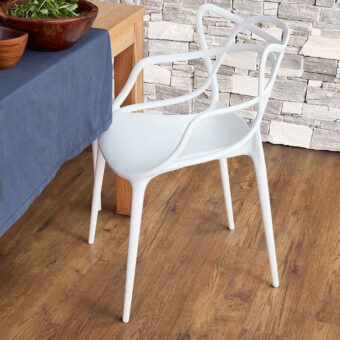 View of Rustic Oak, Gold 3046 luxury vinyl tile by Cavalio
