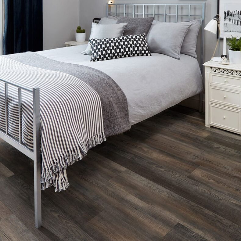 View of Washed Pine, Dark 3504 luxury vinyl tile by Cavalio