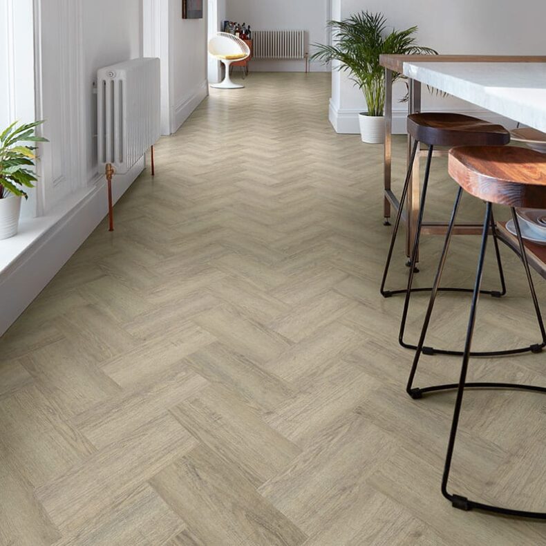 View of Vintage Oak, Grey 3474 luxury vinyl tile by Cavalio