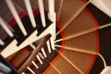 Dart Persimmon stair runner by Roger Oates