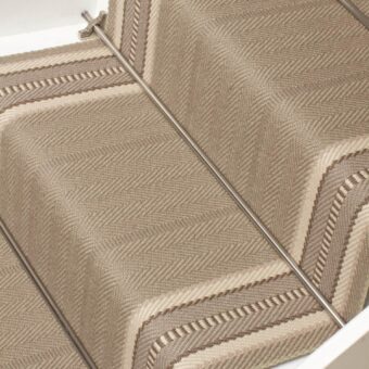 Westport Nougat stair runner by Roger Oates