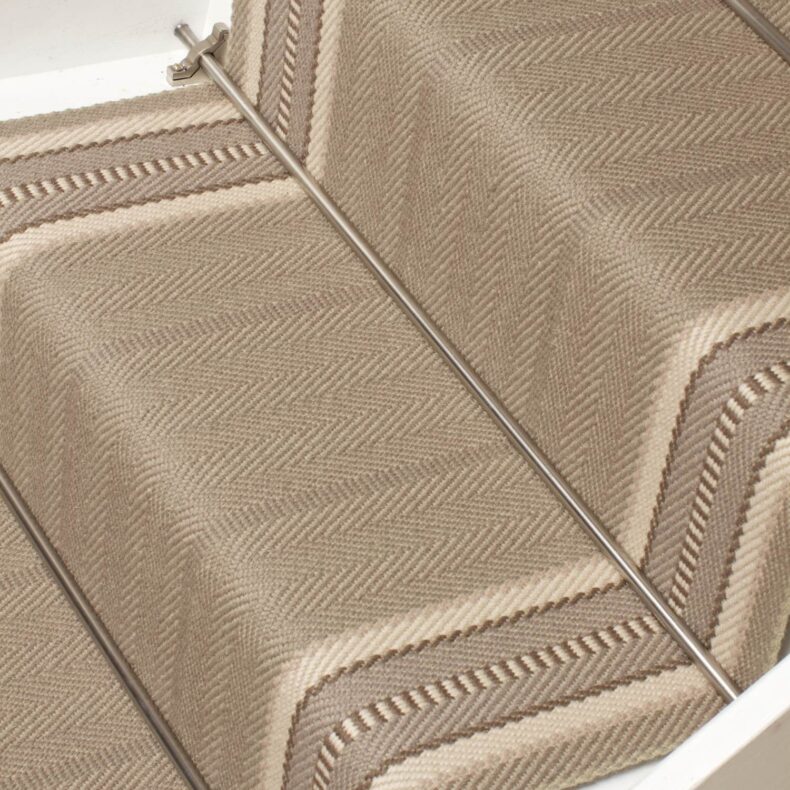 Westport Nougat stair runner by Roger Oates