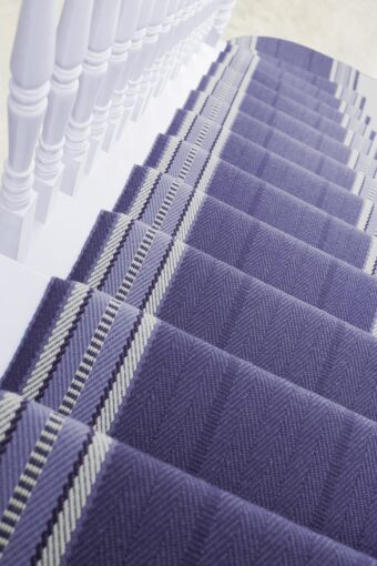 Westport Sapphire stair runner by Roger Oates