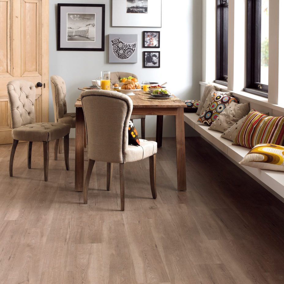 View of VGW83T Frosted Birch luxury vinyl tile by Karndean