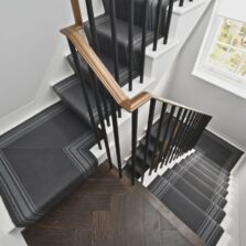 Gainford - Urban Grey stair runner by Off The Loom