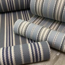 Lintzford - Petrol stair runner by Off The Loom