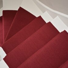 Morden - Raspberry stair runner by Off The Loom