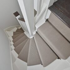 Morden - Sand Beige stair runner by Off The Loom
