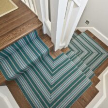 Lintzford - Viridian stair runner by Off The Loom
