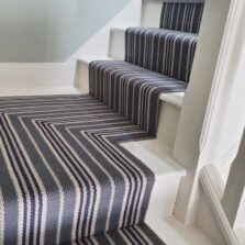 Lintzford - Petrol stair runner by Off The Loom