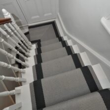 Ashington - Stonington Grey stair runner by Off The Loom