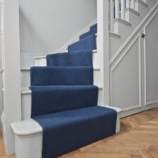Morden - Navy Blue stair runner by Off The Loom