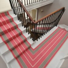 Broomley - Erika Pink stair runner by Off The Loom
