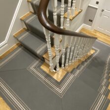 Brampton - Seaweed stair runner by Off The Loom