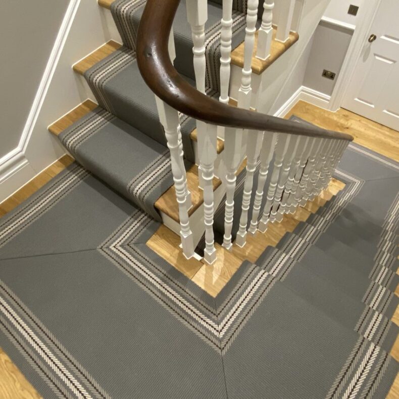 Brampton - Seaweed stair runner by Off The Loom