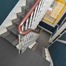 Brampton - Rhino Grey stair runner by Off The Loom
