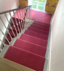 Morden - Parisian Pink stair runner by Off The Loom