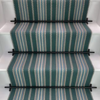 Lintzford - Viridian stair runner by Off The Loom