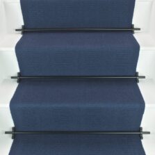 Morden - Navy Blue stair runner by Off The Loom