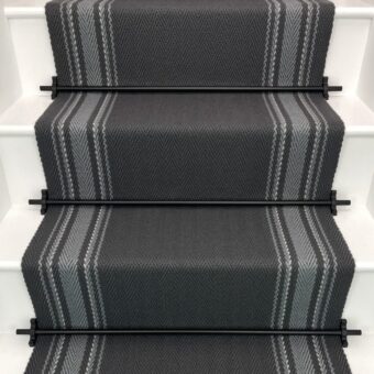 Gainford - Urban Grey stair runner by Off The Loom