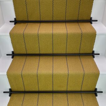 Hadston - Moroccan Mustard stair runner by Off The Loom