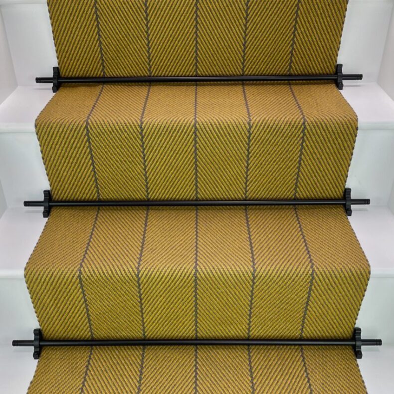 Hadston - Moroccan Mustard stair runner by Off The Loom