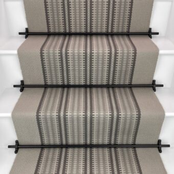 Doxford - Truffle stair runner by Off The Loom