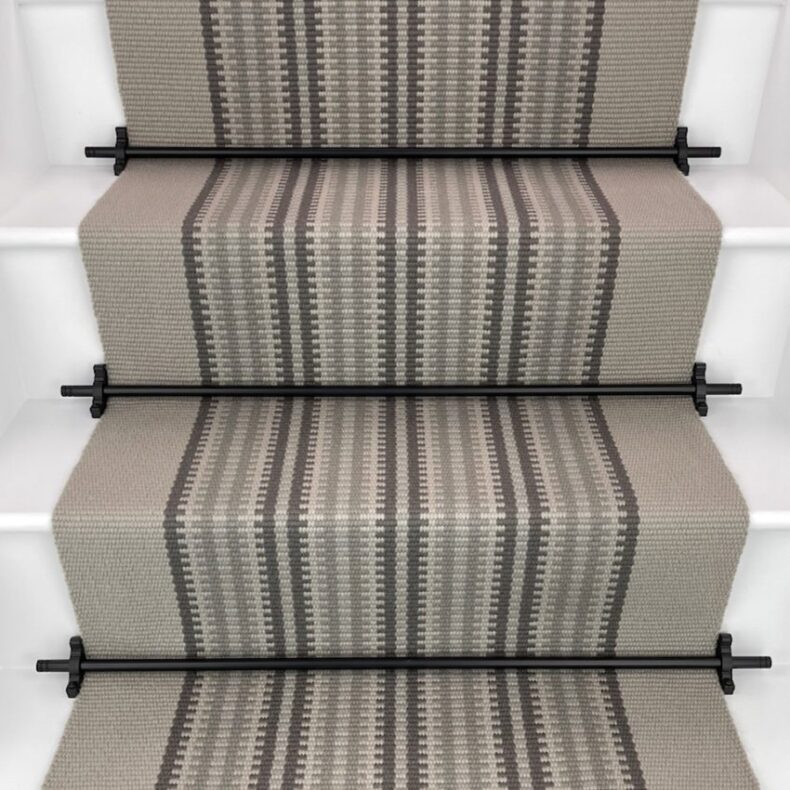 Doxford - Truffle stair runner by Off The Loom