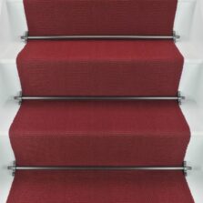 Morden - Raspberry stair runner by Off The Loom