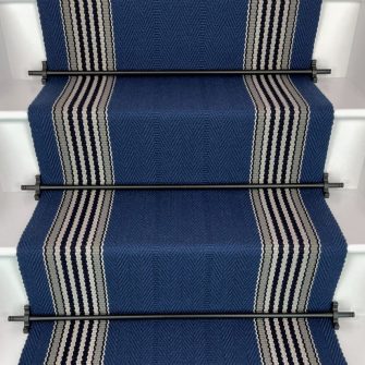 Berwick - Pacific Blue stair runner by Off The Loom