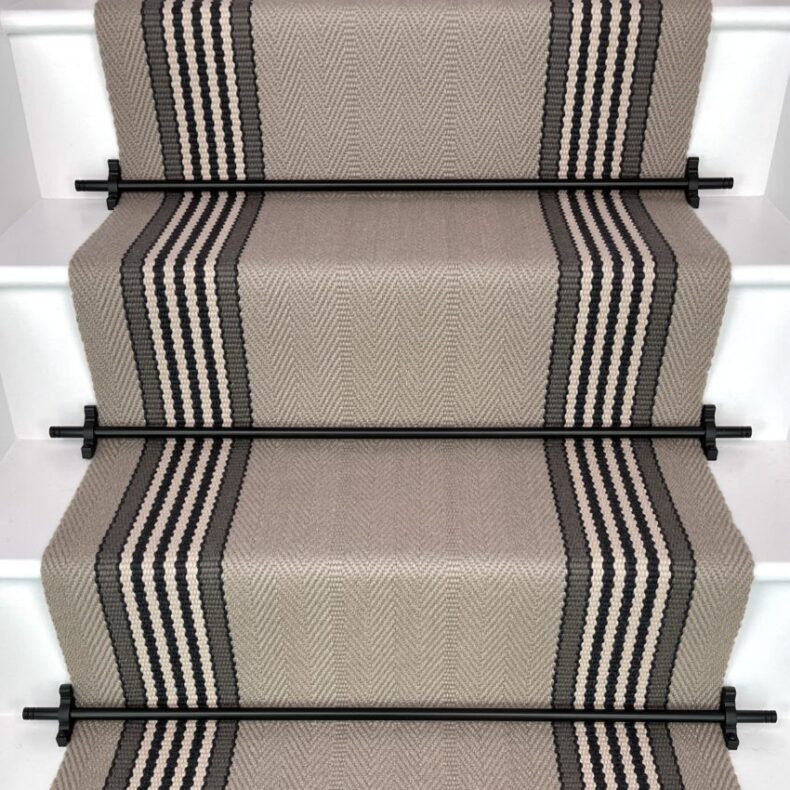 Berwick - Moonstone stair runner by Off The Loom