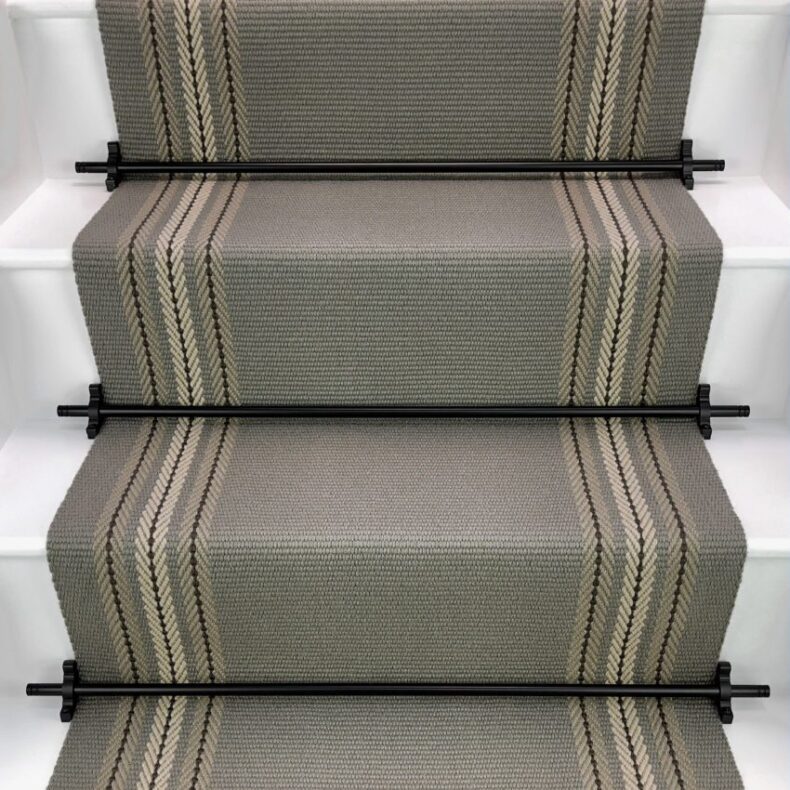 Brampton - Seaweed stair runner by Off The Loom