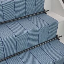Hadston - Branden Blue stair runner by Off The Loom