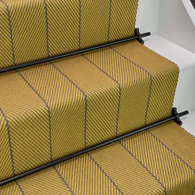 Hadston - Moroccan Mustard stair runner by Off The Loom