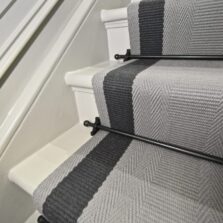 Ashington - Stonington Grey stair runner by Off The Loom