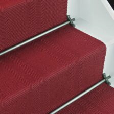 Morden - Raspberry stair runner by Off The Loom