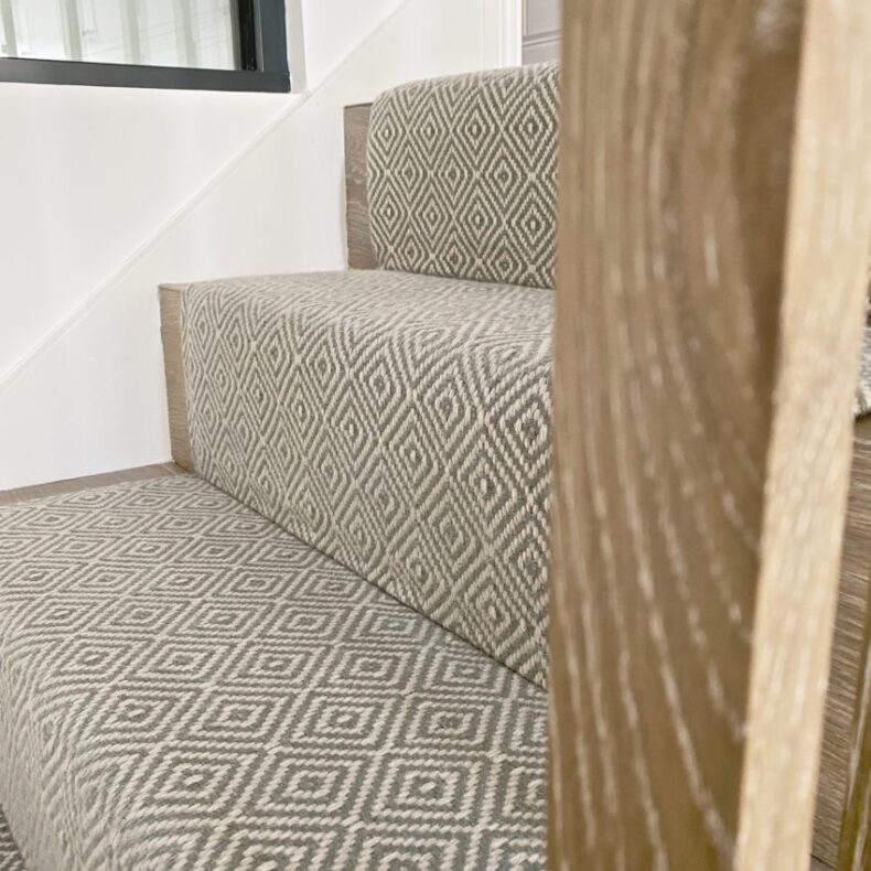 Rothbury - Easy Green stair runner by Off The Loom