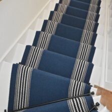 Berwick - Pacific Blue stair runner by Off The Loom