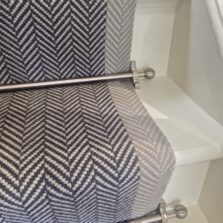 Felton Border - Blueberry stair runner by Off The Loom