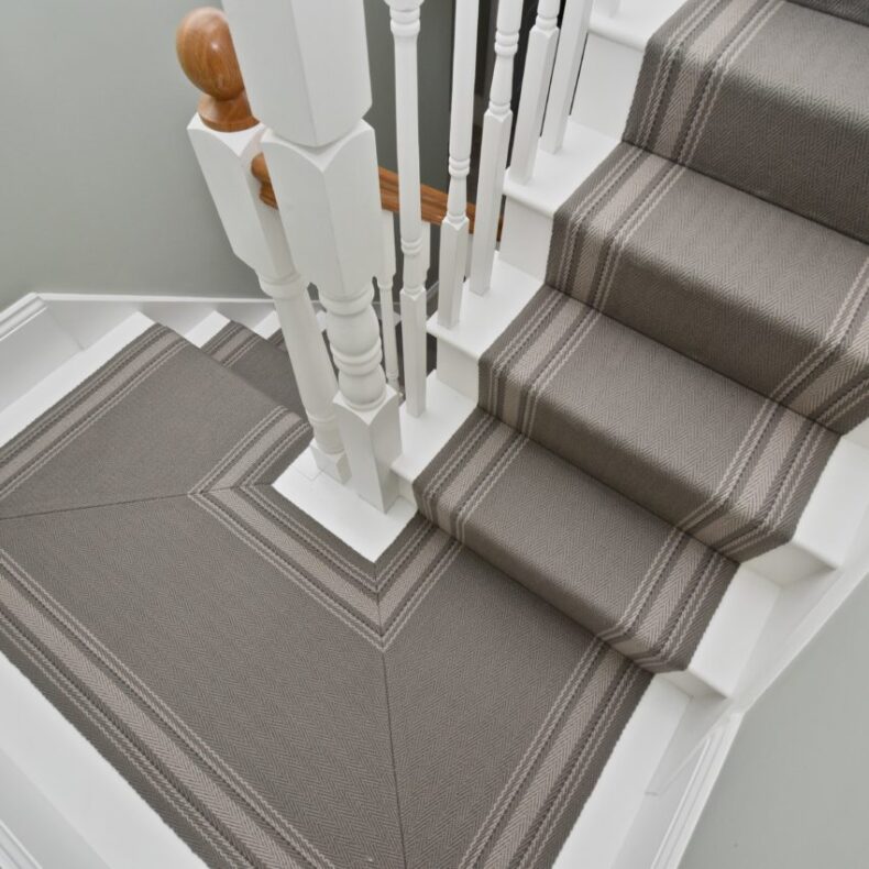 Gainford - Clay stair runner by Off The Loom