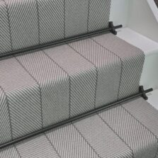 Hadston - Cooper Grey stair runner by Off The Loom